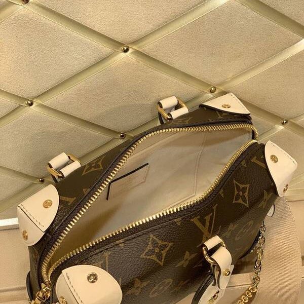 高仿精品批發頂級原單M48818米白 LOCKYBB手袋Monogram帆布hhlv11663