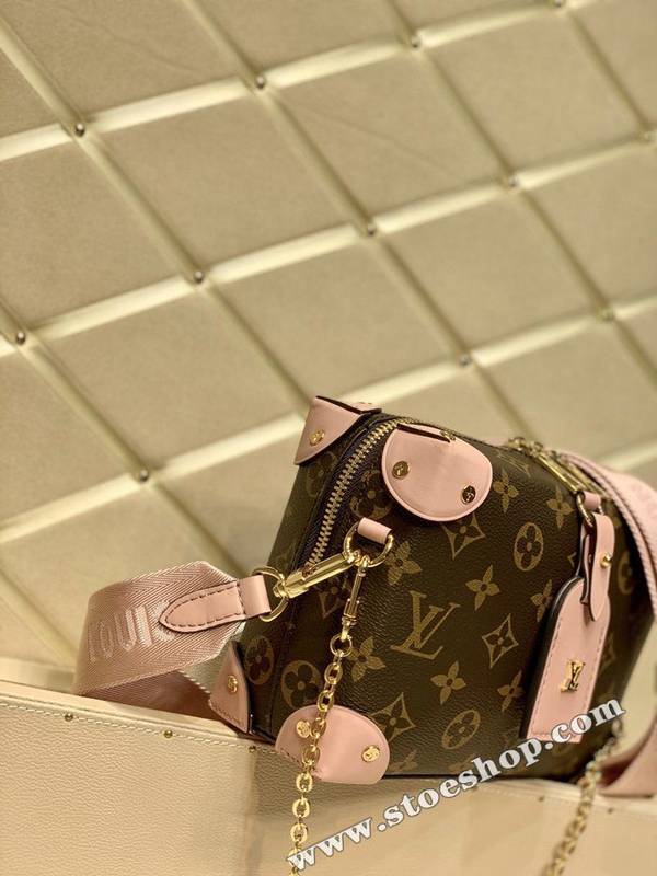 高仿包頂級原單M48818粉色 LOCKYBB手袋Monogram帆布hhlv11664 5 高仿包頂級原單M48818粉色 LOCKYBB手袋Monogram帆布hhlv11664