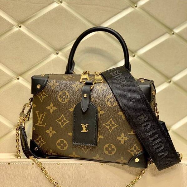 高仿包頂級原單M48818黑色 LOCKYBB手袋Monogram帆布hhlv11665