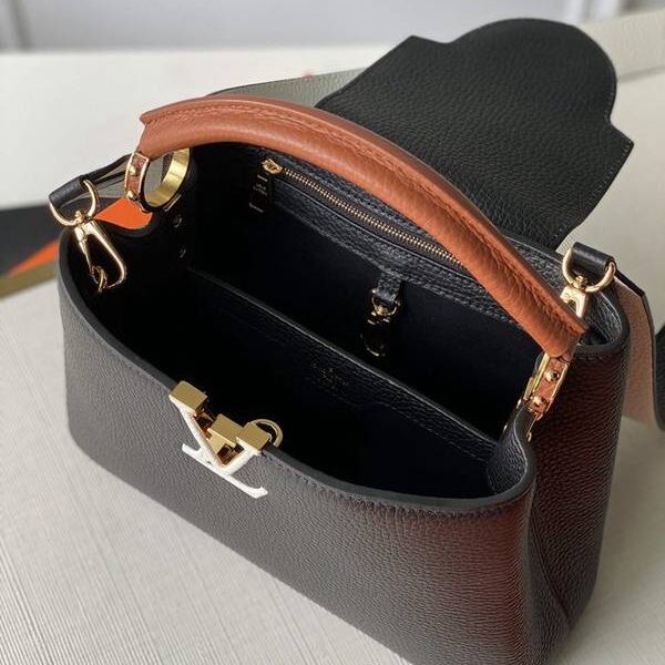 奢侈品原單M56904 Capucines BB手袋全粒面Taurillon皮革hhlv11670