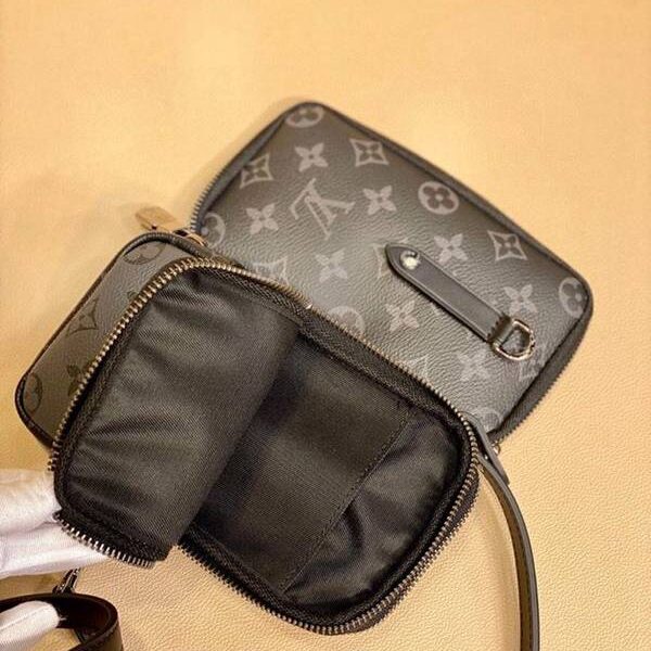 頂級高仿頂級原單手機斜挎包M69534 黑花hhlv11672