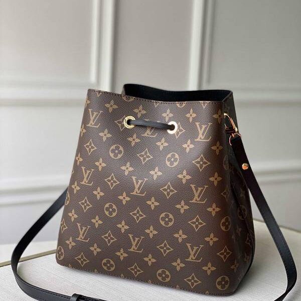 高仿名牌包頂級原単Louis VuittonM44020絲印新潮水桶包Neonoe柔軟Monogram帆布hhlv11675