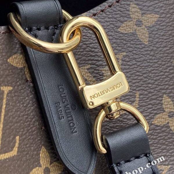 高仿名牌包頂級原単Louis VuittonM44020絲印新潮水桶包Neonoe柔軟Monogram帆布hhlv11675