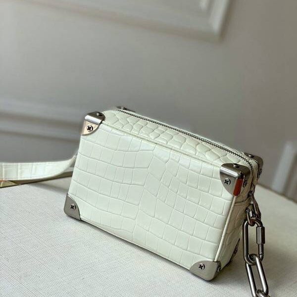 高仿精品批發原單新款44480鱷魚紋 MINI SOFT TRUNK 手袋hhlv11677