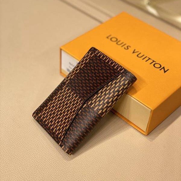 A貨之家原單 N60391 60391Virgil Abloh口袋錢夾Giant Damier Ebene 帆布hhlv11684