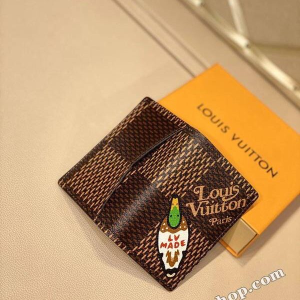 A貨之家原單 N60391 60391Virgil Abloh口袋錢夾Giant Damier Ebene 帆布hhlv11684