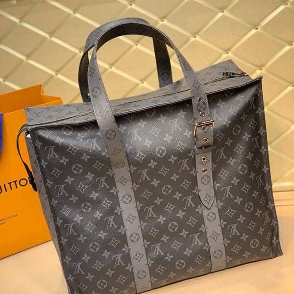 最高等級A貨原單M45379 New Cabas Zippe 大號手袋Monogram Eclipse 塗層帆布hhlv11693