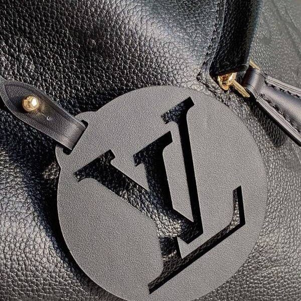 頂級高仿原單M45205黑色 Montsouris 雙肩包Monogram Empreinte 壓紋皮革hhlv11713