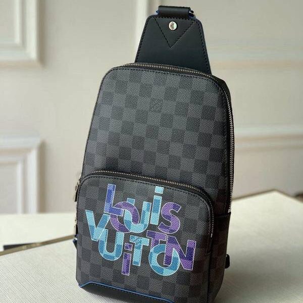 最高等級頂級原單N40275Avenue 單肩包運動款背包Damier Graphite 帆布hhlv11733