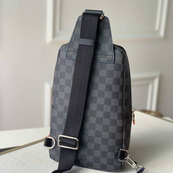 最高等級頂級原單N40275Avenue 單肩包運動款背包Damier Graphite 帆布hhlv11733