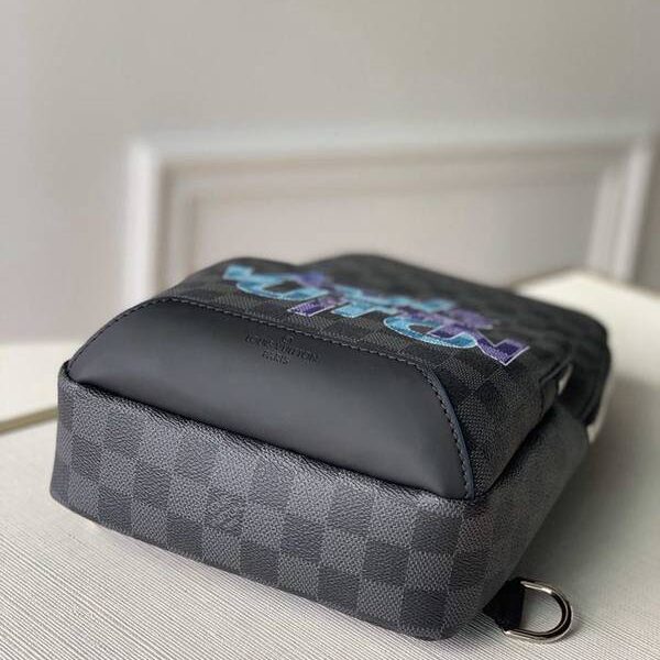 最高等級頂級原單N40275Avenue 單肩包運動款背包Damier Graphite 帆布hhlv11733