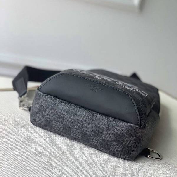 高仿精品頂級原單N40274Avenue 單肩包Damier Graphite 帆布hhlv11734