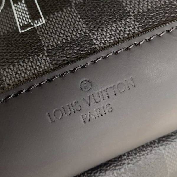 高仿精品頂級原單N40274Avenue 單肩包Damier Graphite 帆布hhlv11734