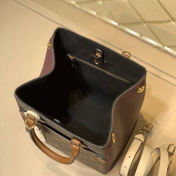 高仿原單lvFOLD TOTE 中號手袋M45409黑紫路易威登Fold Tote 中號手袋hhlv11743