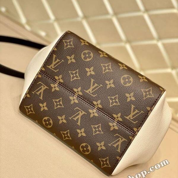 高仿原版頂級原單M45389 Fold Tote 小號手袋Monogram 帆布深染小牛皮hhlv11744