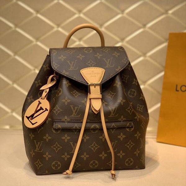 a貨原單M45501  Montsouris 雙肩包Monogram Empreinte 壓紋皮革hhlv11767