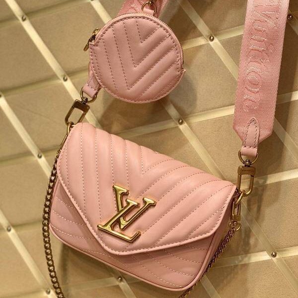 奢侈品原單M56468粉色Multi Pochette New Wave手袋hhlv11769