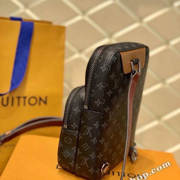 高仿包包批發原單 M45439 Virgil Abloh Amazone 單肩包Monogram Eclipse 塗層帆布hhlv11775