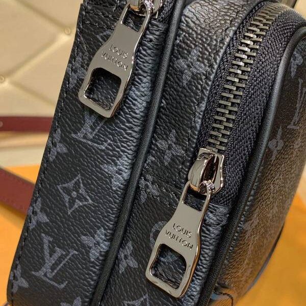 高仿包包批發原單 M45439 Virgil Abloh Amazone 單肩包Monogram Eclipse 塗層帆布hhlv11775