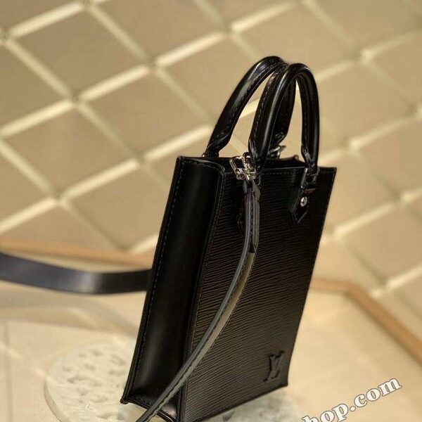 高仿精品批發頂級原單M69575黑色水波紋 PETIT SAC PLAT 手袋Epi 皮革hhlv11776