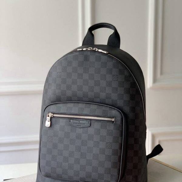 原單頂級原單N45349黑格JOSH 雙肩包Monogram Macassar 塗層帆布hhlv11780