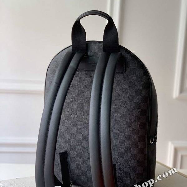 原單頂級原單N45349黑格JOSH 雙肩包Monogram Macassar 塗層帆布hhlv11780