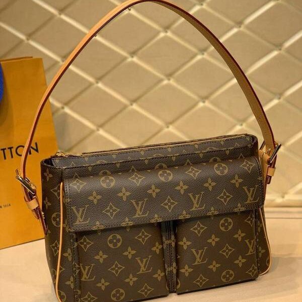 竭誠精品頂級原單新款來襲【中古包大號手袋】M45468 老花手提包hhlv11815