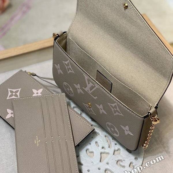 高仿名牌包頂級原單M69977杏色Pochette Félicie 鏈條包hhlv11833