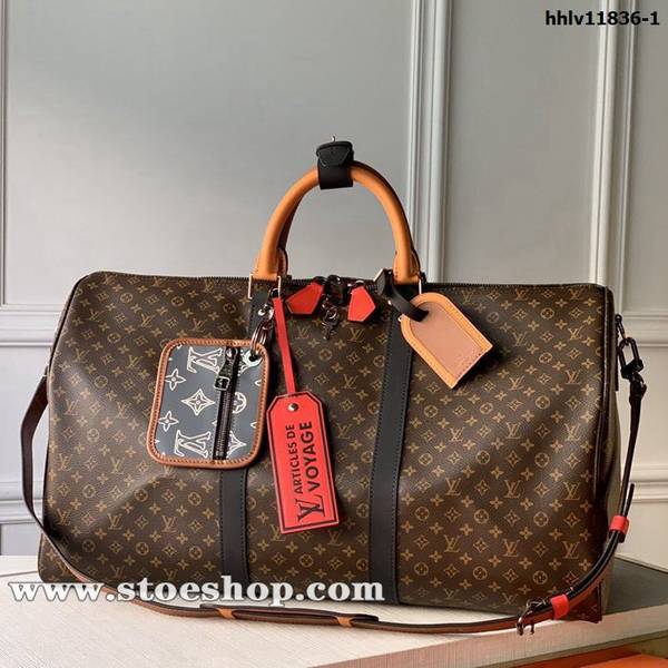 高仿包M56855老花 頂級原單 KEEPALL BANDOULIERE 旅行袋hhlv11836