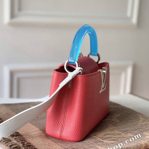 奢侈品頂級原單 M56072 mini Capucines手袋Taurillon 皮革hhlv11864