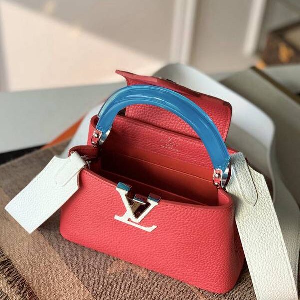 奢侈品頂級原單 M56072 mini Capucines手袋Taurillon 皮革hhlv11864