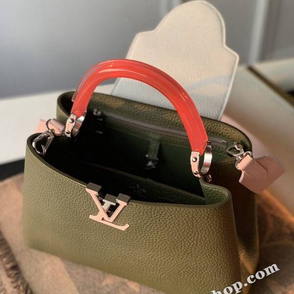 高仿精品批發頂級原單 M55991 橄欖綠小號Taurillon 皮革hhlv11871