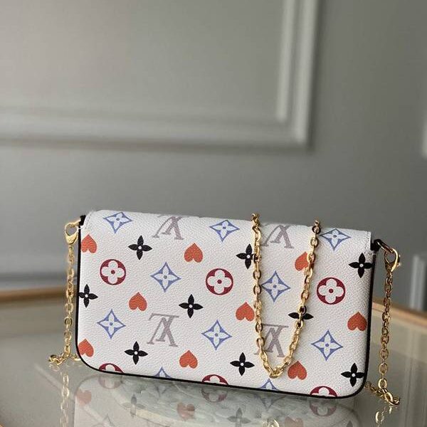 a貨原單M61276白彩 Pochette Felicie 手袋hhlv11888