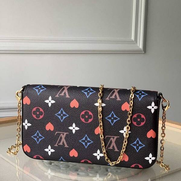 頂級1：1原單M61276黑彩 Pochette Felicie 手袋hhlv11889
