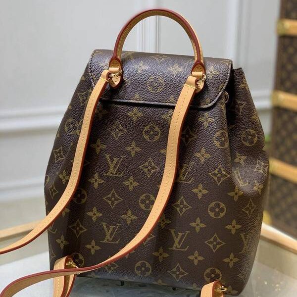 原單lvM45501 Montsouris 雙肩包Monogram Empreinte 壓紋皮革hhlv11890
