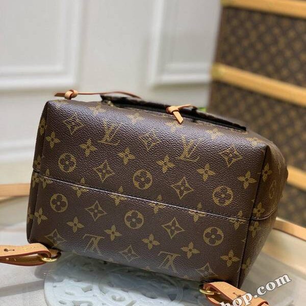原單lvM45501 Montsouris 雙肩包Monogram Empreinte 壓紋皮革hhlv11890