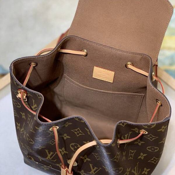 原單lvM45501 Montsouris 雙肩包Monogram Empreinte 壓紋皮革hhlv11890