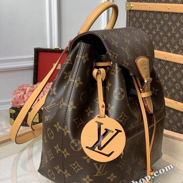 原單lvM45501 Montsouris 雙肩包Monogram Empreinte 壓紋皮革hhlv11890