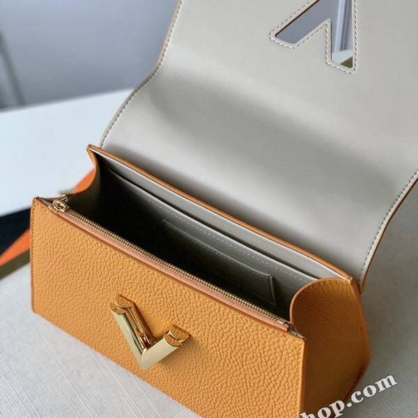 高仿包原單新款M57136黃色 路易威登推出 Twist One Handle 小號手袋hhlv11918