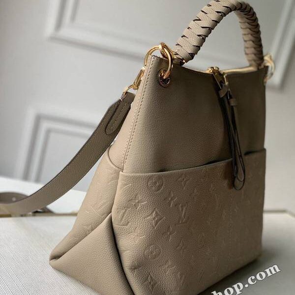 高仿M45522淡咖色 MONOGRAM帆布材質Melie手袋hhlv11935