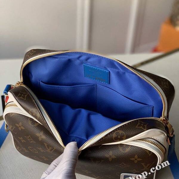 原單奢侈品頂級原單M85143NBA 聯名系列NIL MESSENGER 郵差包 NBA 最新聯名系列hhlv11945