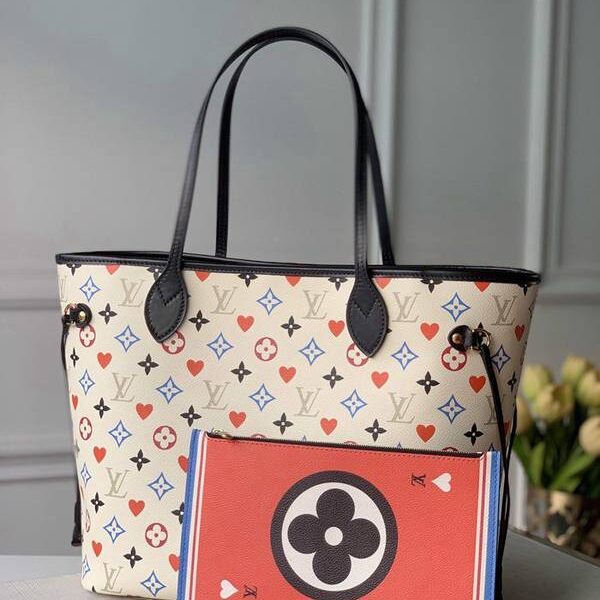 原單新款到貨M57462 2021 早春Neverfull 中號手袋Game On Monogram 帆布hhlv11958