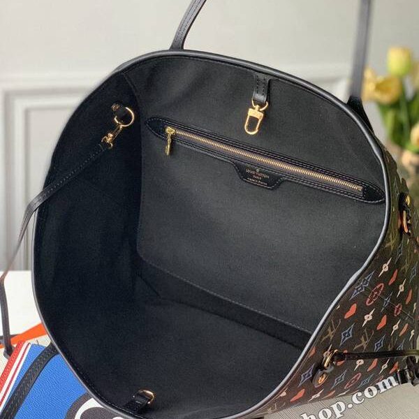 高仿精品批發M57483 2021 早春Neverfull 中號手袋Game On Monogram 帆布hhlv11970