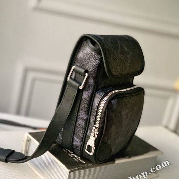 奢侈品1：1原單M45650 頂級原單 Nano Amazon 郵差包Monogram Pastel Noir 帆布hhlv11994