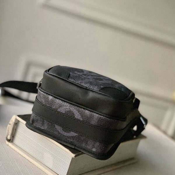 奢侈品1：1原單M45650 頂級原單 Nano Amazon 郵差包Monogram Pastel Noir 帆布hhlv11994
