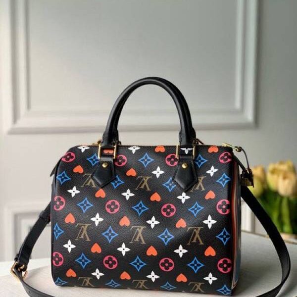 a貨原單M57466 Nicolas Ghesquière 感悟紙牌遊戲魅力Speedy Bandoulière 25 手袋hhlv12006