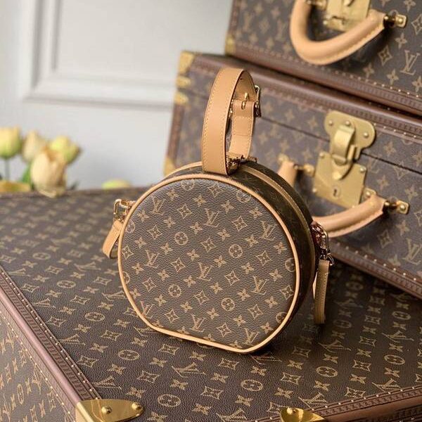 高仿A貨原單M43514黃皮 PETITE BOITE CHAPEAU手袋hhlv12049