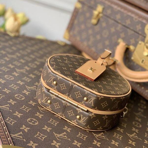 高仿A貨原單M43514黃皮 PETITE BOITE CHAPEAU手袋hhlv12049