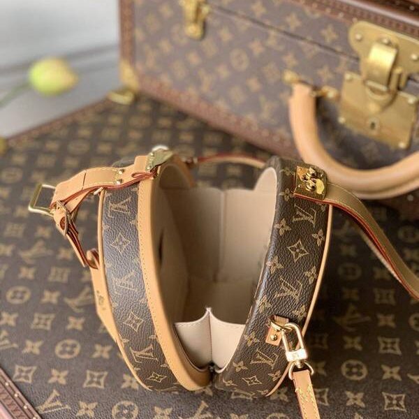 高仿A貨原單M43514黃皮 PETITE BOITE CHAPEAU手袋hhlv12049