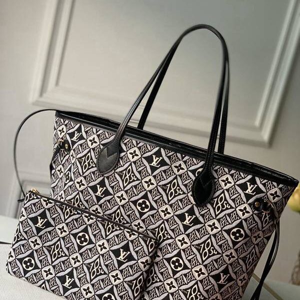 原單a貨原單Neverfull 中號手袋M57230黑/1854系列hhlv12057